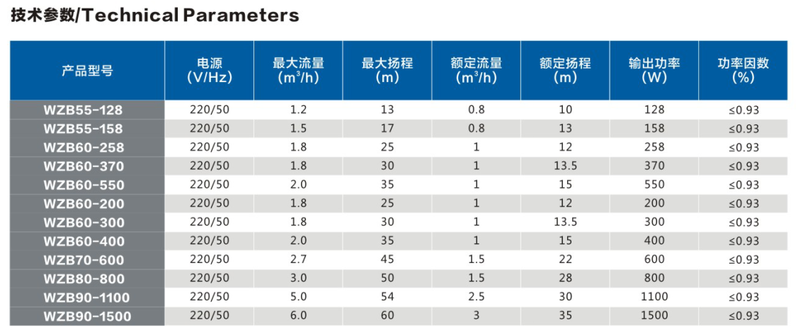 WZB 不锈钢智能自吸泵